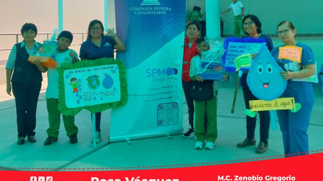 RIS Chilca Mala: Centro de Salud de Mala realiza pasacalle por el Día Mundial del Agua