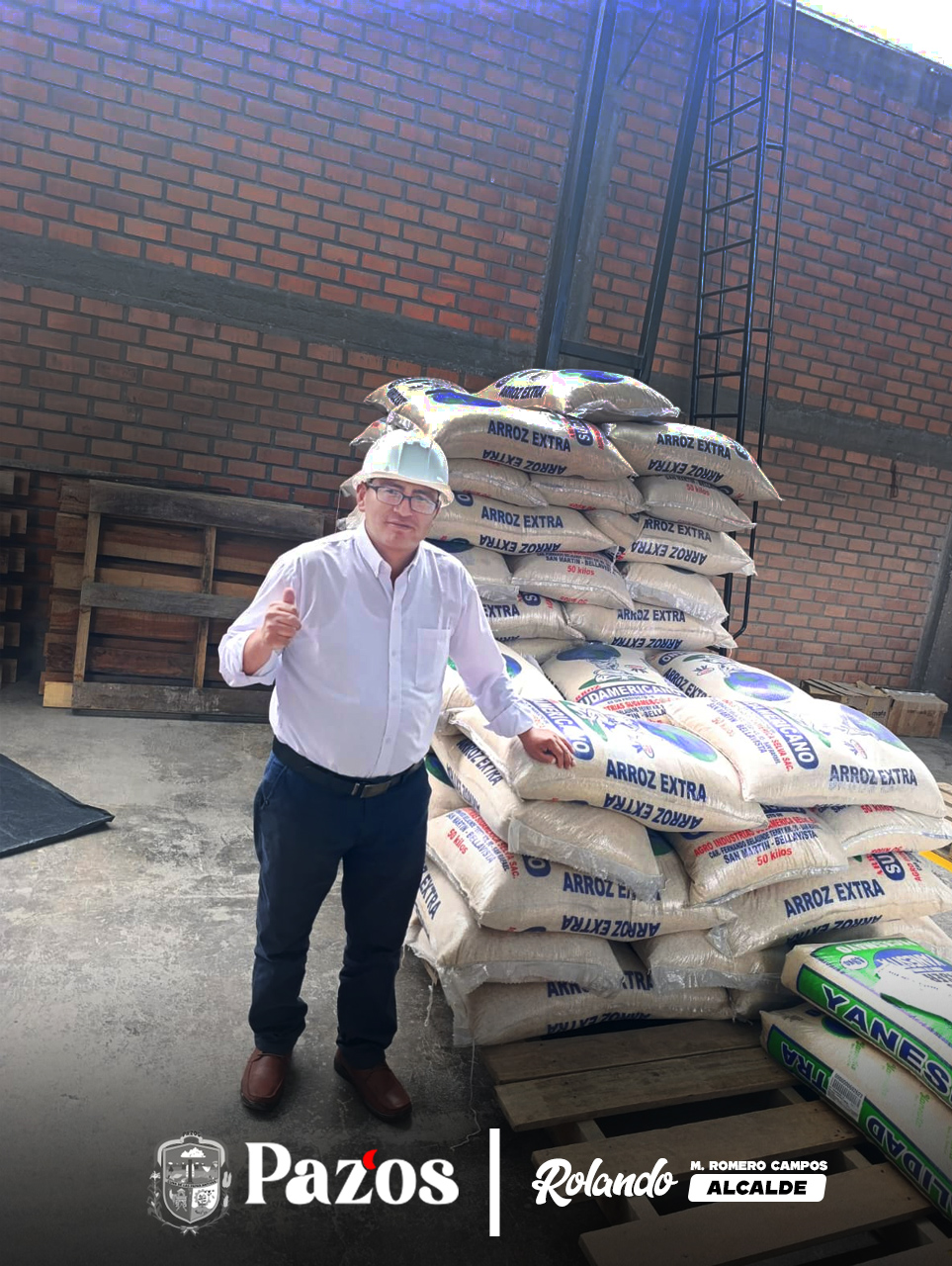 🔴🔵 Gracias a las gestiones realizadas por nuestro alcalde Rolando M. Romero Campos ante la Superintendencia Nacional de Aduanas y de Administración Tributaria (SUNAT), el distrito de Pazos ha recibido un importante lote de ayuda humanitaria en beneficio de la comunidad.
La donación incluye:
✅ 480 kg de bolsas de sal yodada
✅ 3,724 kg de sacos de arroz "Arroz Sudamericano"
✅ 98 kg de sacos de arroz "La Nueva Caserita"
📦 Peso total: 4,302 kg
💰 Valor total: S/ 11,898.20
🔴🔵 Este valioso apoyo contribuirá a mejorar la alimentación de muchas familias en situación de vulnerabilidad, reafirmando el compromiso de la municipalidad con el bienestar de nuestra población.
🔴🔵 Agradecemos a la SUNAT por esta donación y reiteramos nuestro compromiso de seguir trabajando por el desarrollo y bienestar de todos los ciudadanos de nuestro distrito Pazos.
¡Juntos, trabajando de la mano con el pueblo! 💪🏽✨