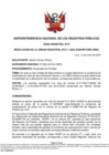 Vista preliminar de documento Resolución de la Unidad Registral N° 011-2025-SUNARP-ZRIX-UREG