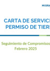 Vista preliminar de documento Seguimiento de Compromisos - Febrero 2025