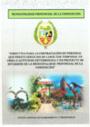 Vista preliminar de documento Directiva para la Contratación de Personal que preste servicios de carácter temporal con cargo a inversiones y actividades de mantenimiento bajo la modalidad de administración directa de la Municipalidad Provincial de La Convención
