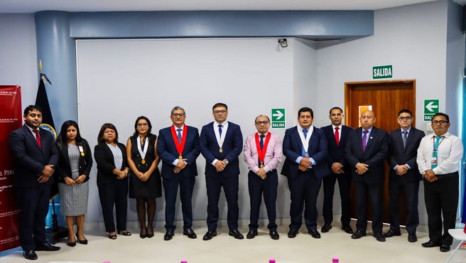 En la reunión participaron representantes del Programa Presupuestal 0099 y de la Corte Superior de Justicia de San Martín: