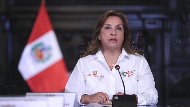 Presidenta Boluarte brindó reporte sobre acciones contra la delincuencia. 