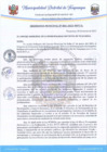 Vista preliminar de documento Ordenanza Municipal N.° 001 - 2023 - MDT