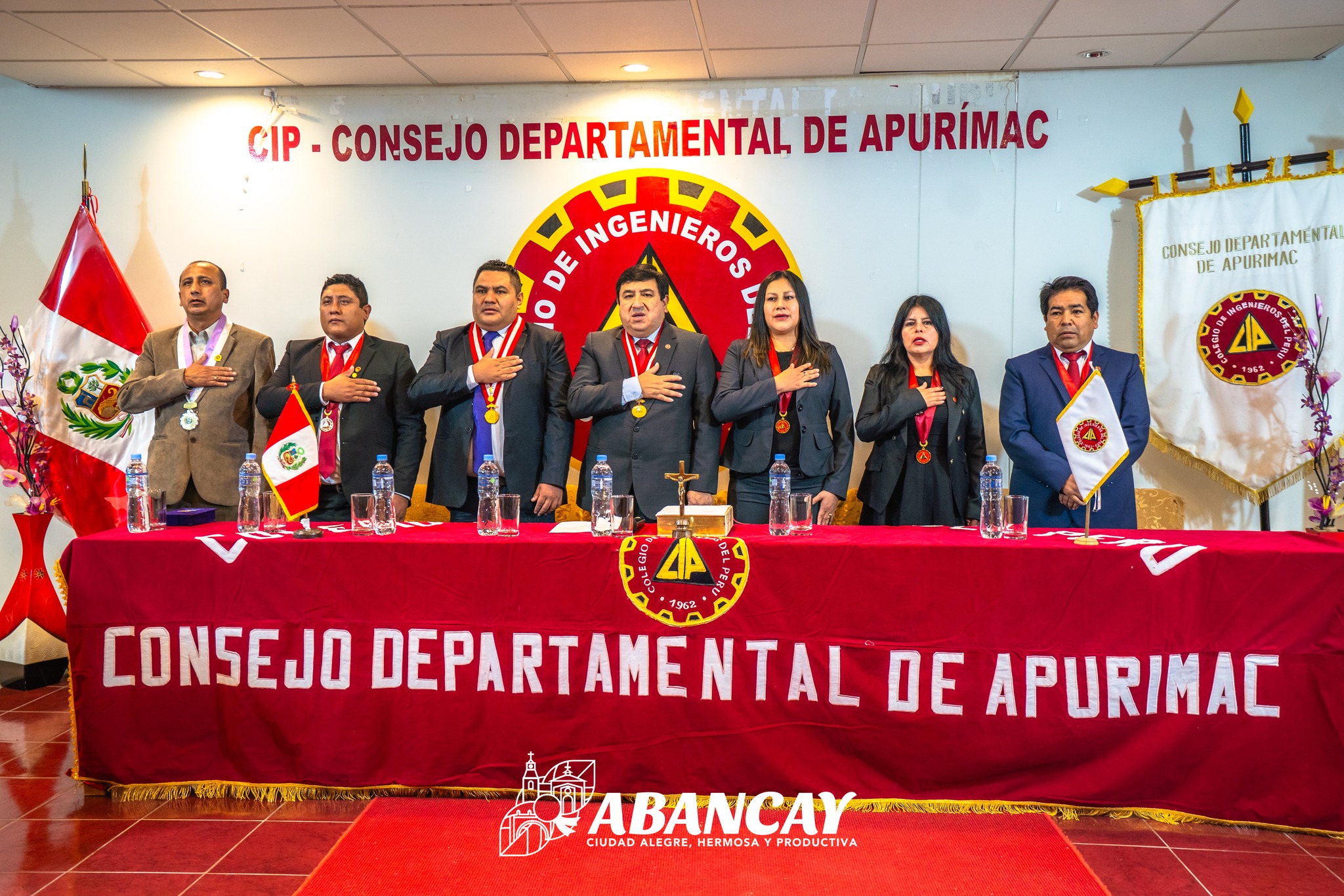 Municipalidad De Abancay Declara Huésped Ilustre Al Decano Nacional Del Colegio De Ingenieros Del Perú.