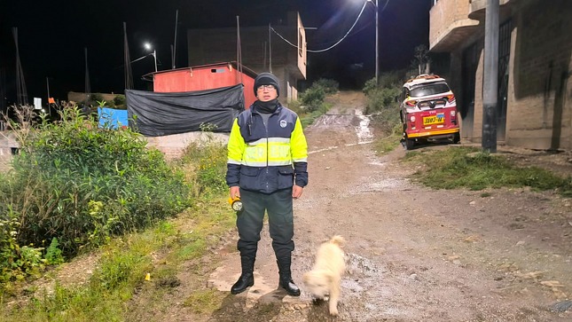 Nota de prensa sobre el incremento de patrullajes preventivos en el distrito de Ascensión.