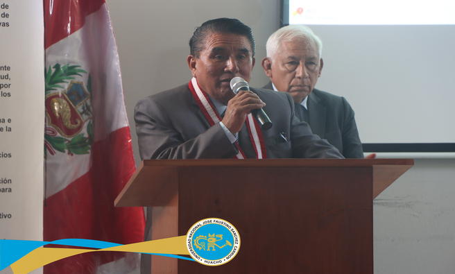 Con la presencia del rector de esta casa superior de estudios, Dr. César Díaz Valladares se realizó la capacitación sobre el Sostenimiento de las Certificaciones ISO 21001:2018 e ISO 9001:2015.