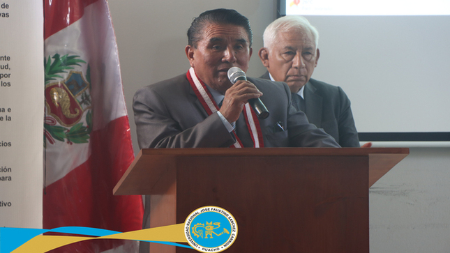 Con la presencia del rector de esta casa superior de estudios, Dr. César Díaz Valladares se realizó la capacitación sobre el Sostenimiento de las Certificaciones ISO 21001:2018 e ISO 9001:2015.