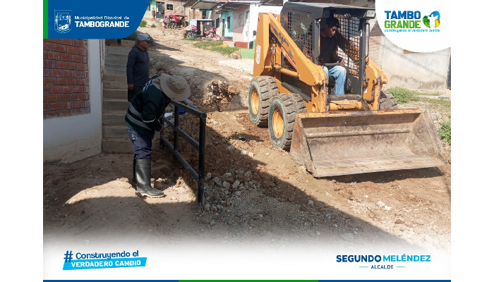 Municipalidad de Tambogrande mejora el acceso a la institución educativa N° 1351 del Cerro Santa Cruz