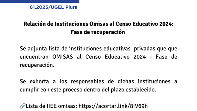 Comunicado