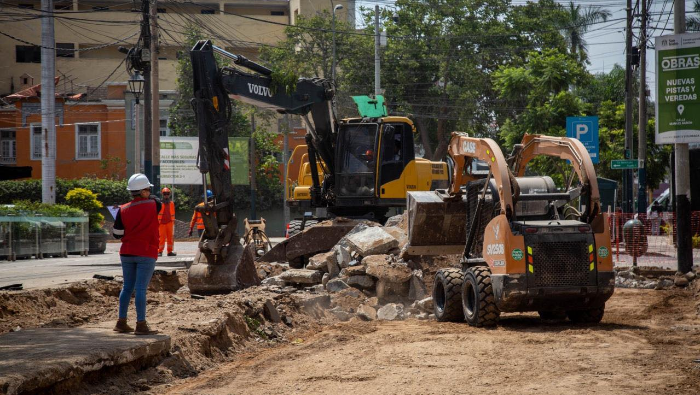 Trabajos reiniciados: Nuevas pistas y veredas