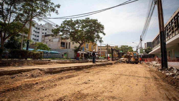Trabajos reiniciados: Nuevas pistas y veredas