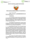 Vista preliminar de documento Resolución de Gerencia General N° 0018-2025-INIA-GG