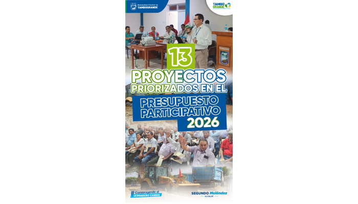 13 importantes proyectos son priorizados en última reunión del presupuesto participativo 2026