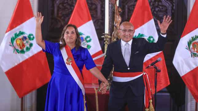 Presidenta Dina Boluarte tomó juramento a Julio Díaz Zulueta como nuevo ministro del Interior