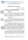 Vista preliminar de documento ORDENANZA MUNICIPAL N° 004-2025-A/MDC