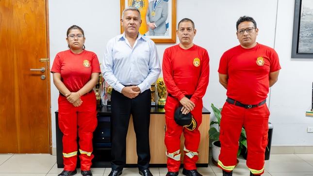 Reunión estratégica para fortalecer el trabajo conjunto con la Compañía De Bomberos Voluntarios de Huaral