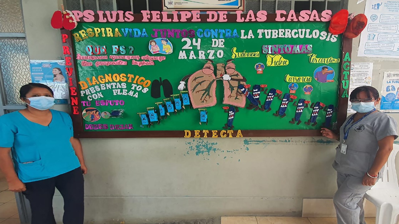 Campaña de prevención  contra la TB