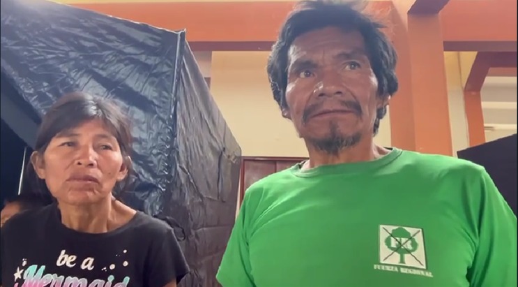 Liliana Pinedo y Benjamín Paredes, padres de Roxana.