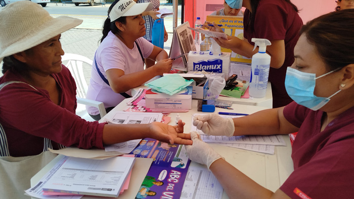 Exitosa campaña de salud respiratoria en Villa El Salvador con motivo del Día Mundial de la Lucha contra la Tuberculosis