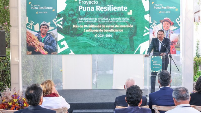 Gobierno lanza proyecto Puna Resiliente para beneficio de familias productoras de zonas altoandinas
