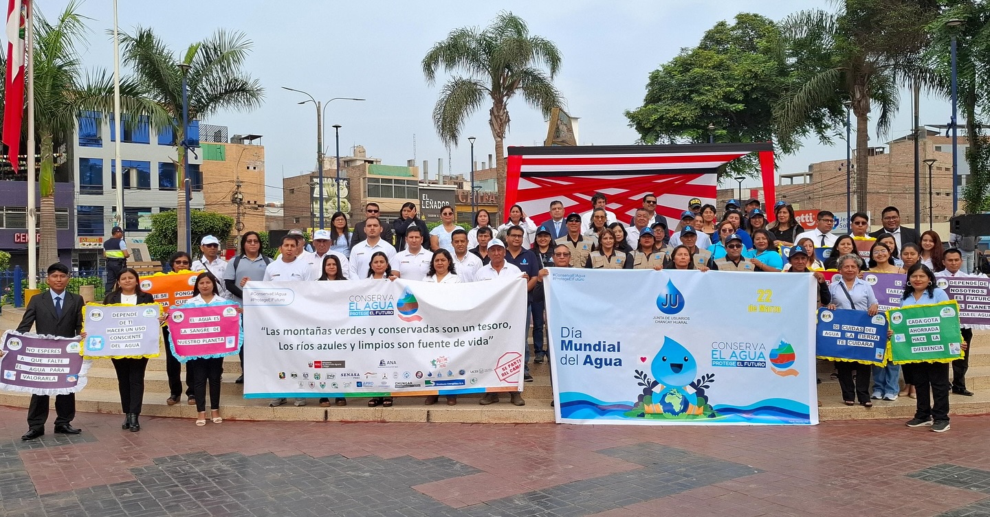 Se realiza jornada de izamiento para conmemorar el Día Mundial del Agua
