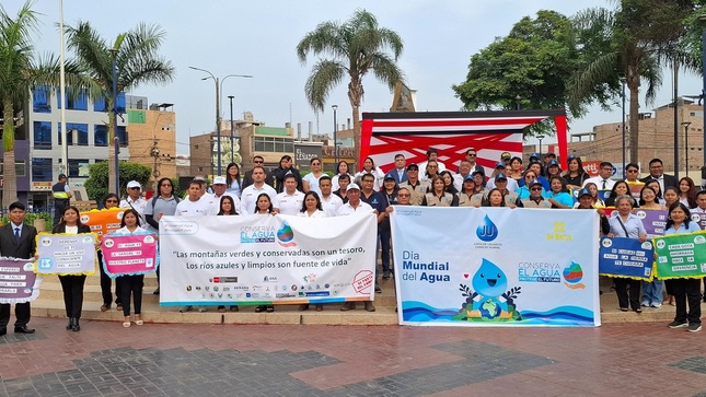Se realiza jornada de izamiento para conmemorar el Día Mundial del Agua