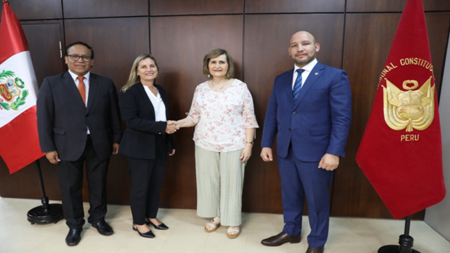 Presidenta del TC Luz Pacheco recibió a comisión parlamentaria que evalúa la reforma del Sistema de Administración de Justicia