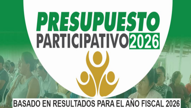 Presupuesto participativo 2026
