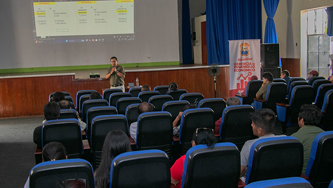 Municipalidad realiza taller de capacitación del Pro Compite Huarmey 2025