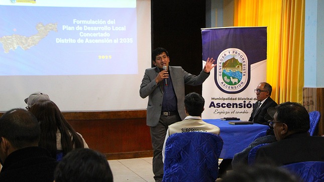 Nota de prensa sobre la apertura del taller de formulación del Plan de Desarrollo Local Concertado Ascensión al 2035.
