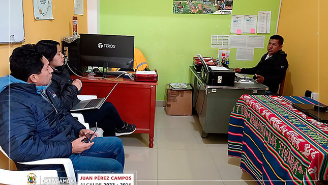 Supervisión ambiental en Cachachi, Sitacocha y Condebamba 