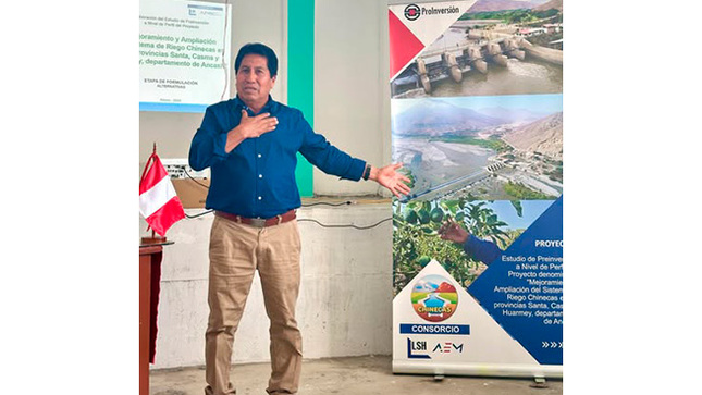 Alcalde de Huarmey y autoridades de la región se reúne con representantes del proyecto Chinecas y agricultores de Casma para evaluar los avances del proyecto