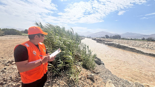 Defensa Civil continúa monitoreando el estado situacional del río Huarmey