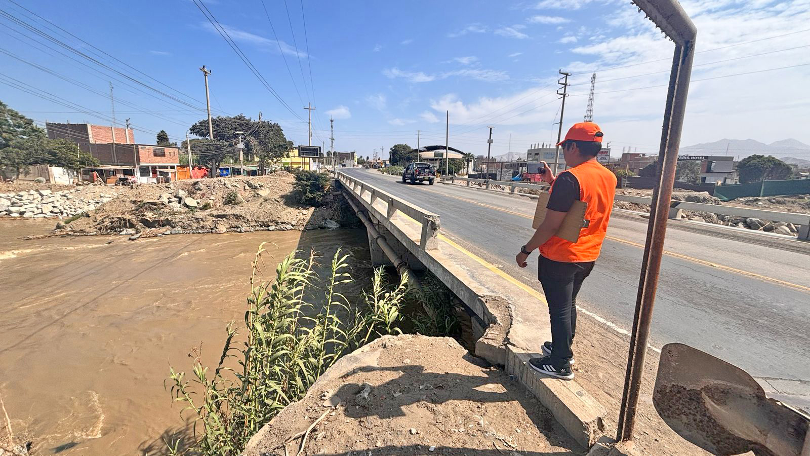Defensa Civil continúa monitoreando el estado situacional del río Huarmey