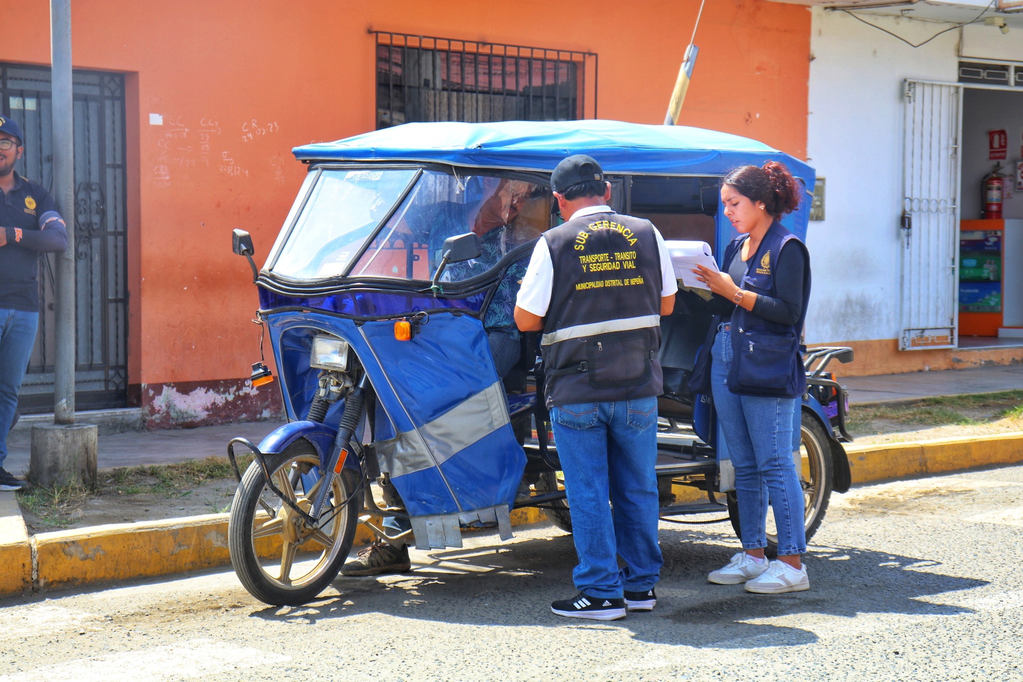Intervención de mototaxis en el C.P. San Jacinto