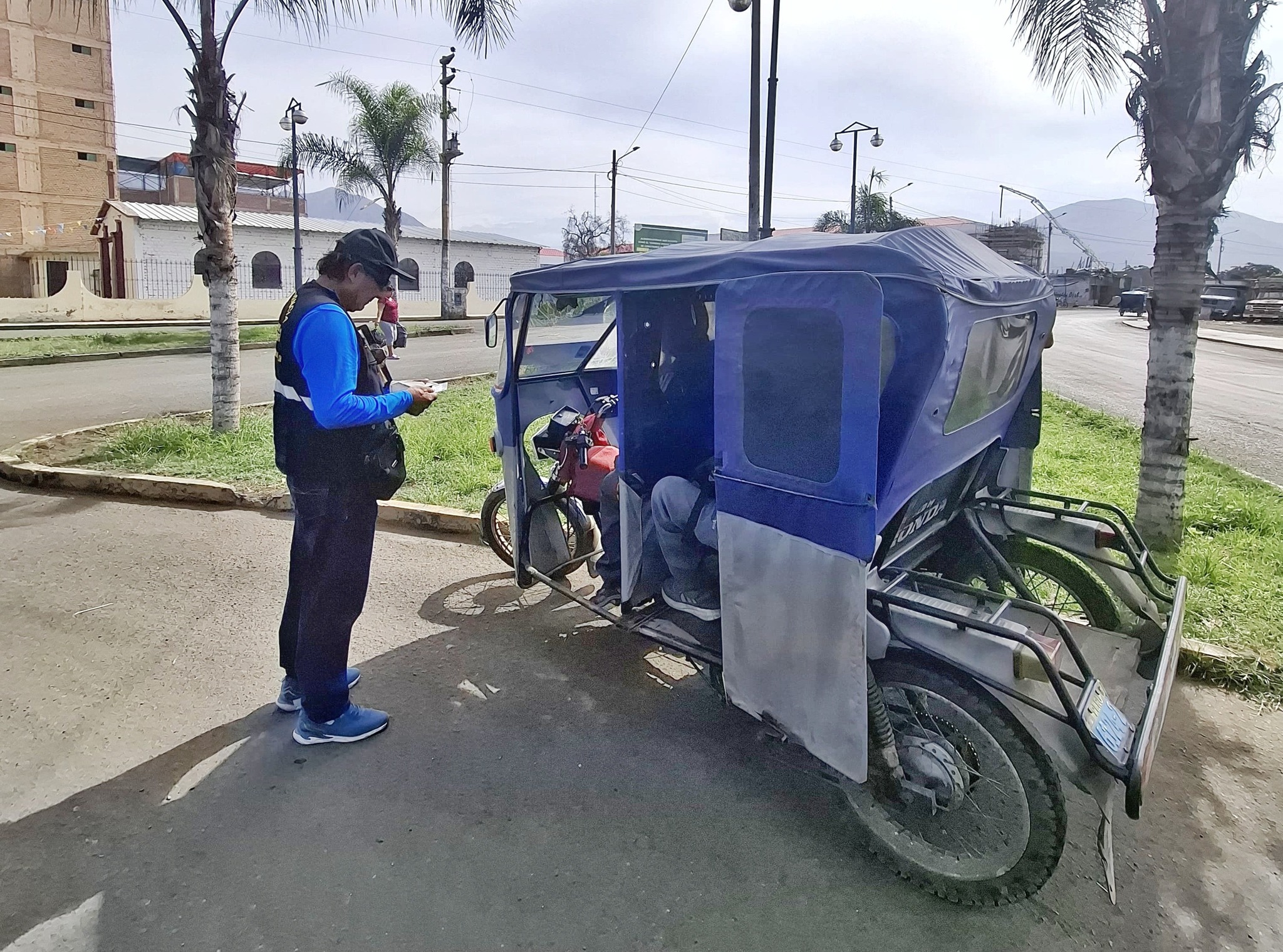 Intervención de mototaxis en el C.P. San Jacinto