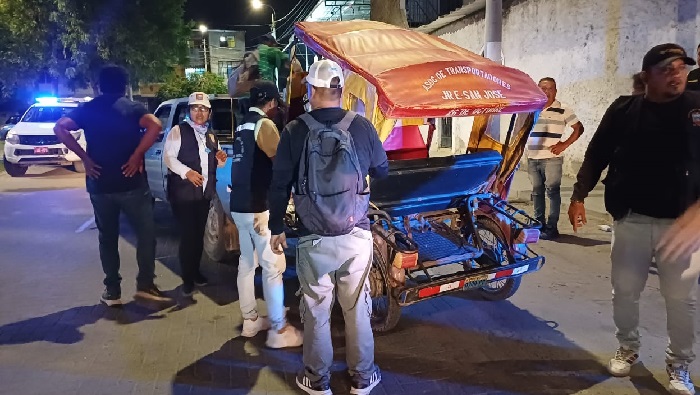Operativo al transporte informal