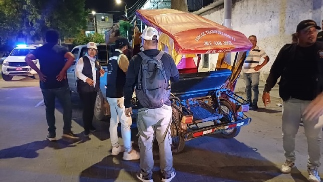 Operativo al transporte informal