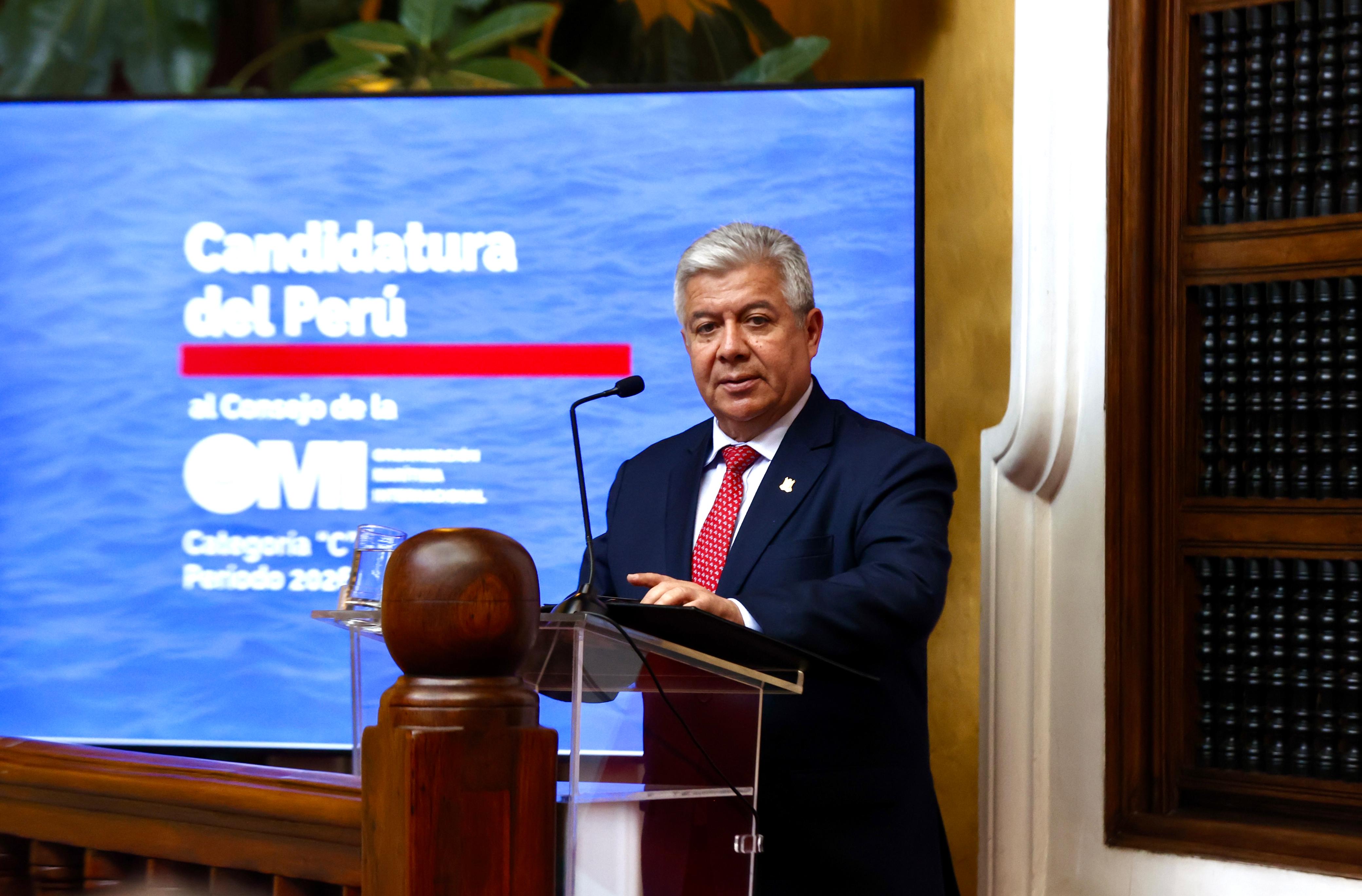 Los ministros de Defensa y Relaciones Exteriores presentaron la candidatura del Perú en la Organización Marítima Internacional.