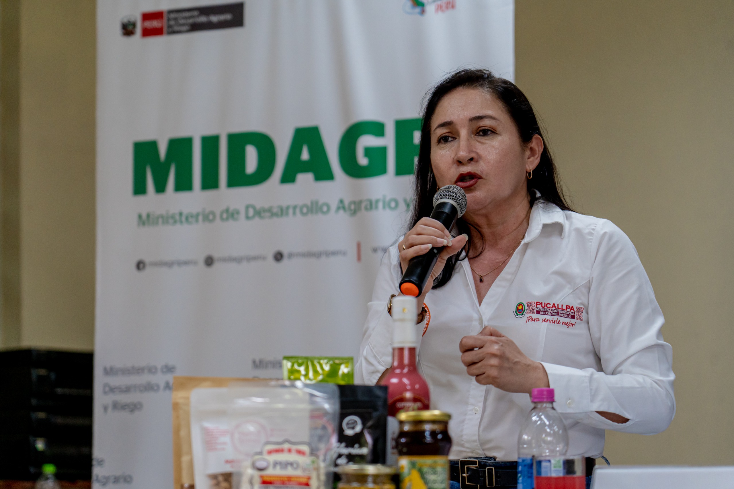 Janet Castagne, alcaldesa de Coronel Portillo.