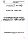 Vista preliminar de documento PLAN DE TRABAJO FORTALECIEMIENTO DEL PROGRAMA PENSION 65