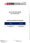 Vista preliminar de documento Bases CAS N° 07- 2025 2DA CONVOCATORIA 