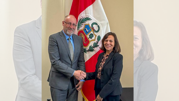 Embajadora Ana María Sánchez impulsa su candidatura en Washington D.C. y se reúne con el secretario general electo de la OEA