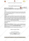 Vista preliminar de documento Resolución Administrativa