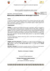 Vista preliminar de documento Resolución Administrativa