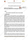 Vista preliminar de documento Resolución Administrativa