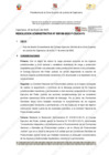 Vista preliminar de documento Resolución Administrativa