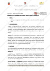 Vista preliminar de documento Resolución Administrativa