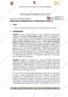 Vista preliminar de documento Resolución Administrativa